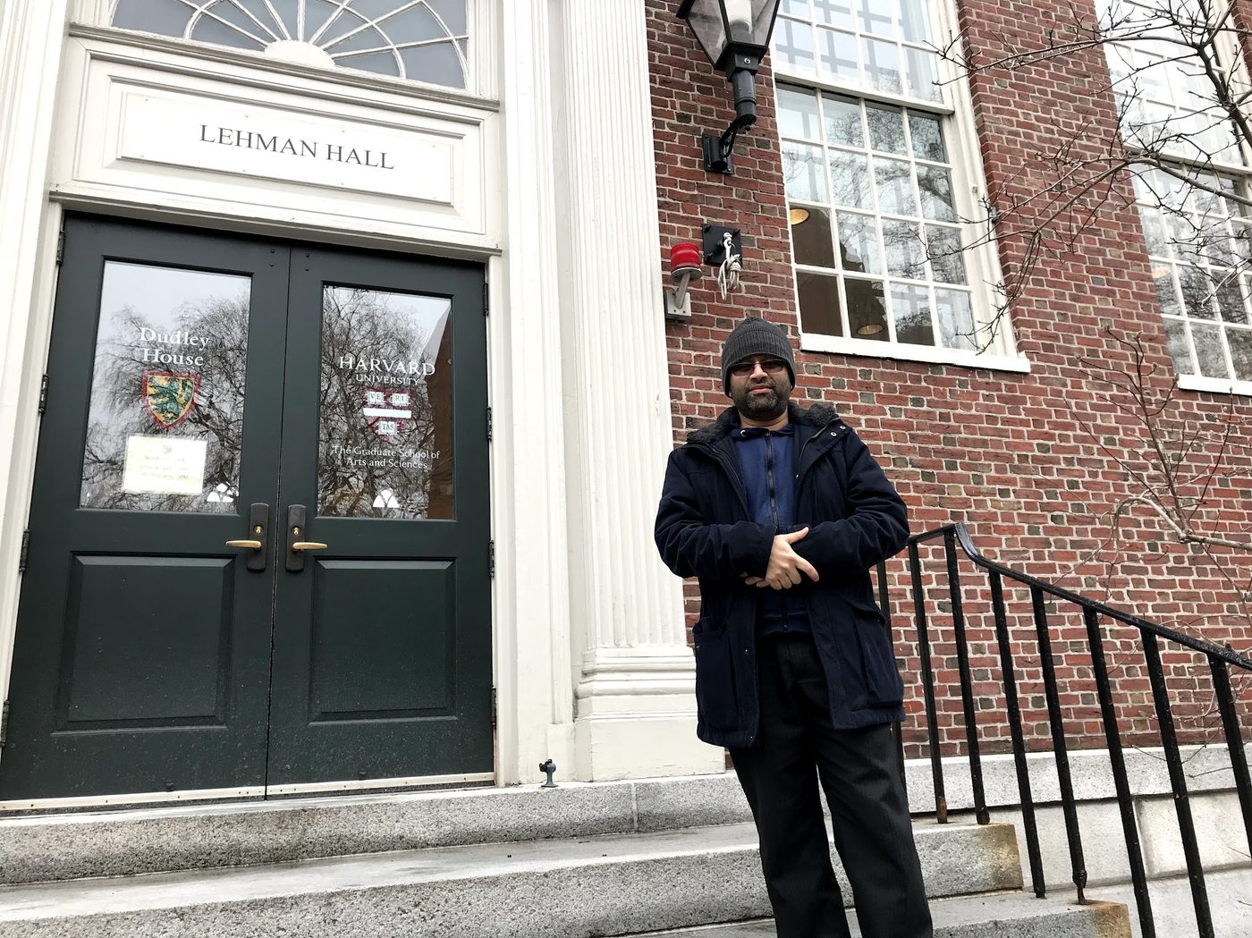 Abul Quasem Al-Amin at Lehman Hall, Harvard University