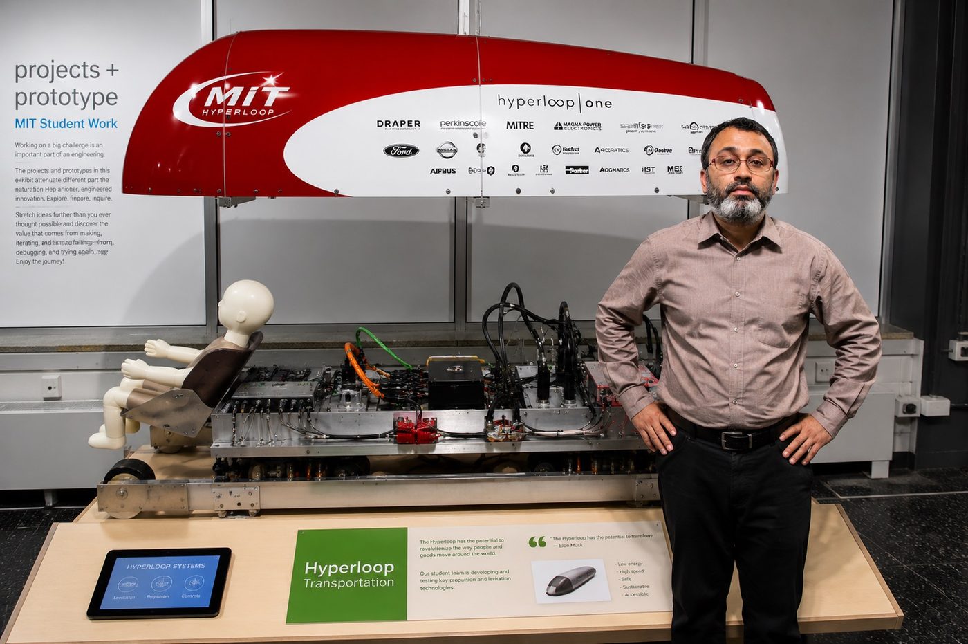Abul Quasem Al-Amin at MIT Hyperloop Lab