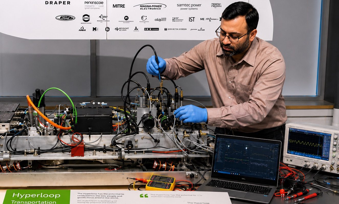 Abul Quasem Al-Amin at MIT Hyperloop Lab