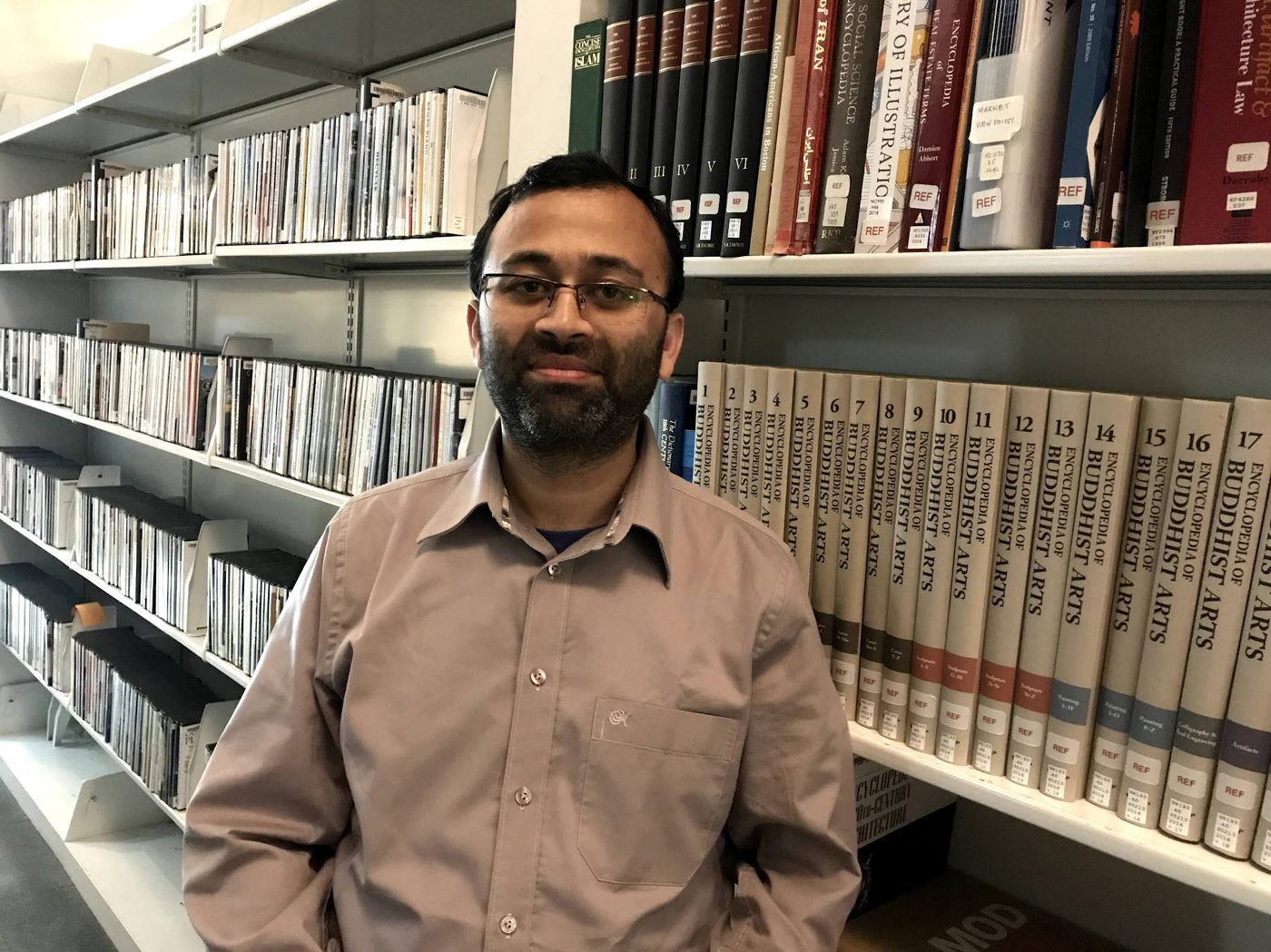 Abul Quasem Al-Amin in the MIT library