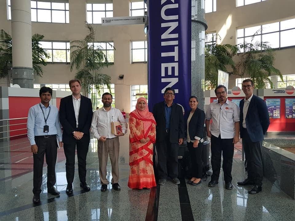 Abul Quasem Al-Amin with colleagues at Universiti Tenaga Nasional